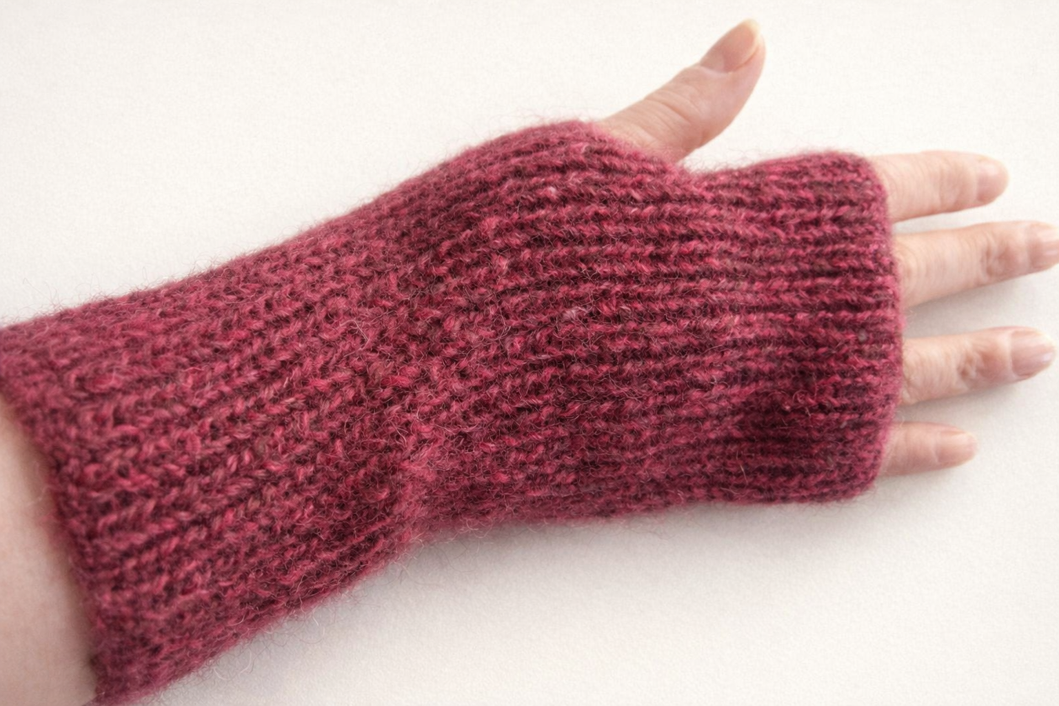 Mitaines en mohair  - Pièce unique
